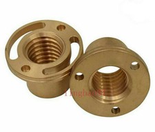 2Pcs Milling Machine Tool X Axis Longitudinal Brass Feed Nut Mill For Bridgeport