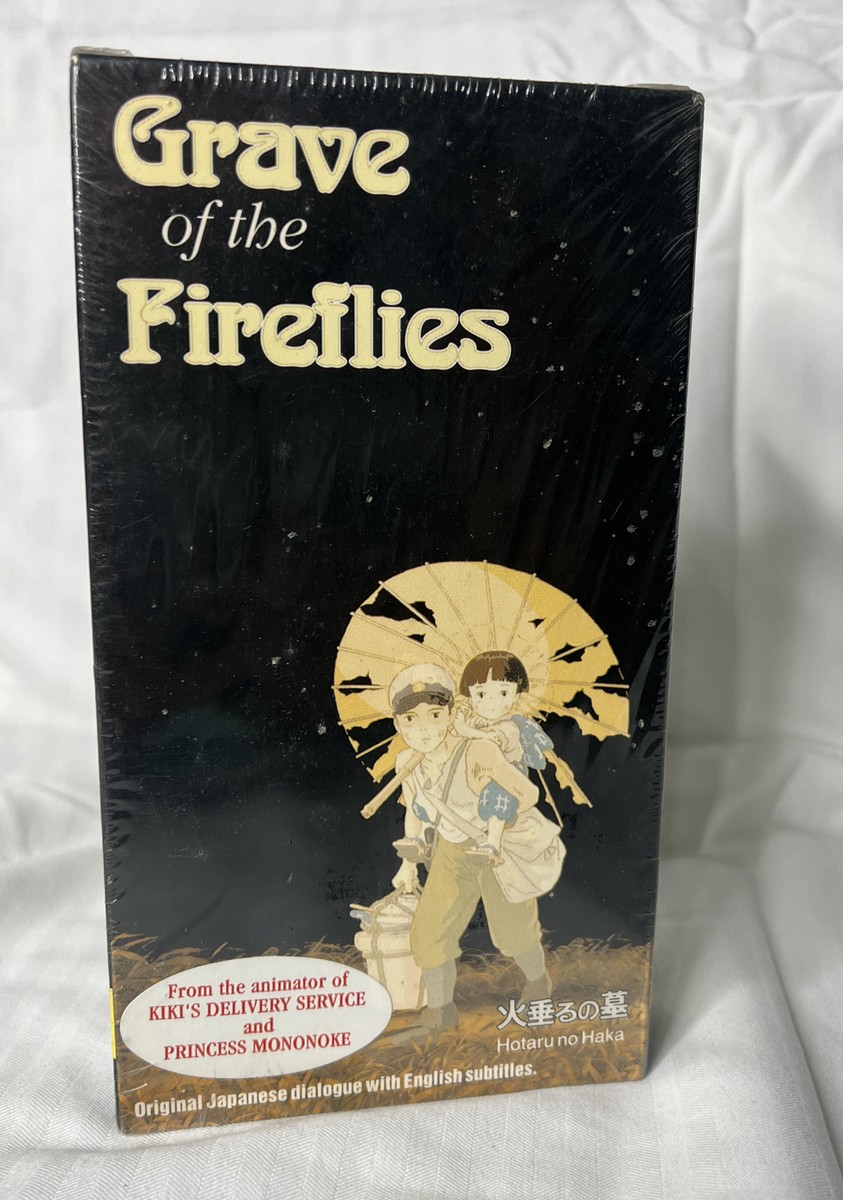 HTF RARE Grave of the Fireflies (VHS, 1993, Subtitled) Brand New