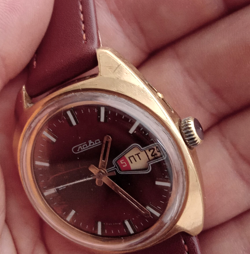 Vintage Soviet men's watch SLAVA mechanical 26j. USSR. - Picture 14 of 19