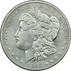 1892-O Morgan Silver Dollar $1, Very Fine VF+, Cleaned