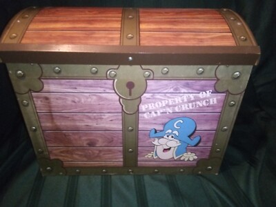Captain Crunch Toy Box Chest Rare Hard to find  WP72