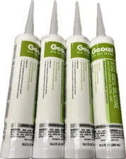 4 PACK Geocel 8150 Adhesive Sealant White Paste Syringe RV/Camper/Trailer