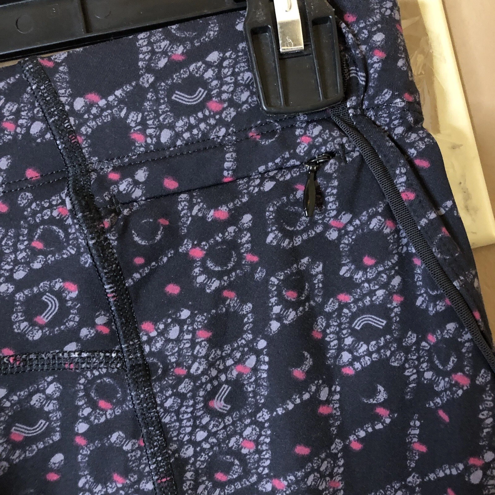 lole geometric pocket mesh leggings