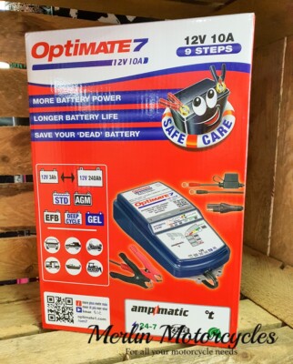 OPTIMATE 7 10 AMP AMPMATIC BATTERIELADEGERÄT WARTUNGSAUFBEREITER