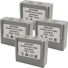 4x 2750mAh 68301000 Remote Control Ni-MH Battery For Hetronic 68300900 3.6V US