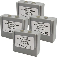 4x  2750mAh 68301000 Remote Control Ni-MH Battery For Hetronic 68300900 3.6V US