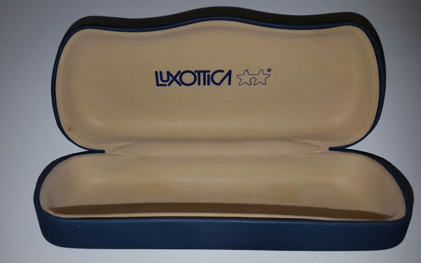 Luxottica Sunglass / Glasses Hardcase, Navy Blue, Free Shipping! eBay