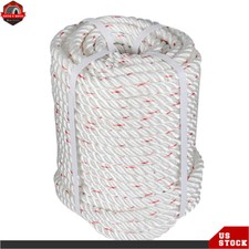 1/2" x 150' Arborist Tree Rope 3 Strand Braided FREE SHIPPING