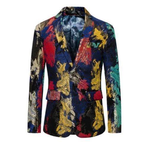 Men's Blazer Formal Dress Suit Business Colorful Graffiti Casual Wedding Party
Opens in a new window