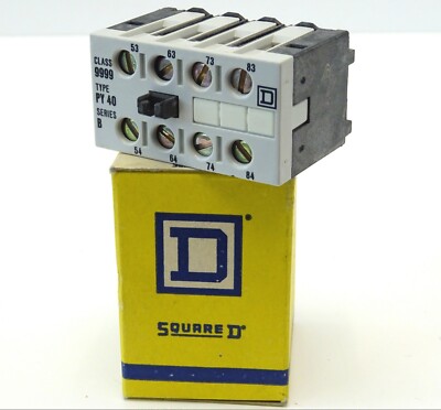 SQUARE D Kontakt-Modul PY 40 Contact Module PY40 Hilfskontakt Kontaktmodul Ser.B