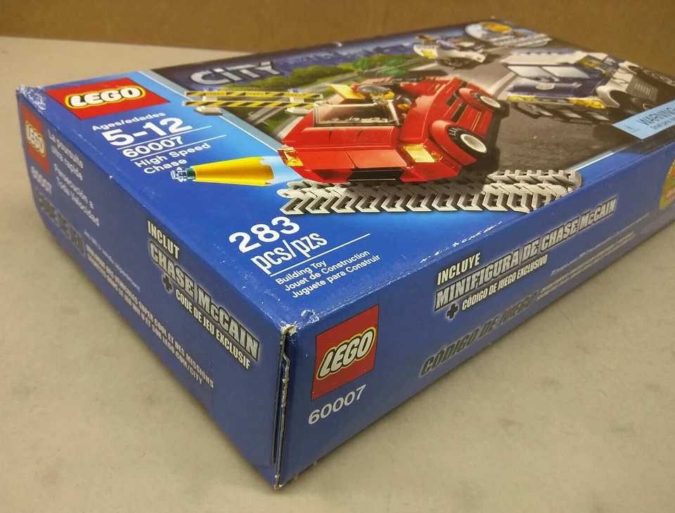 LEGO City 60007 High Speed Chase ¡NUEVO! Camión de policía Red Car Motorcycle Town Foto 2 de 4