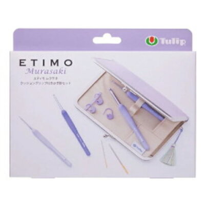 ETIMO Murasaki Crochet hook set with cushion grip Knitting Tools