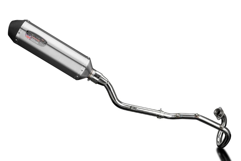 Silenciador de escape completo Yamaha XT225 Serow 1986-2007 13,5" X-Oval inoxidable Foto 2 de 4