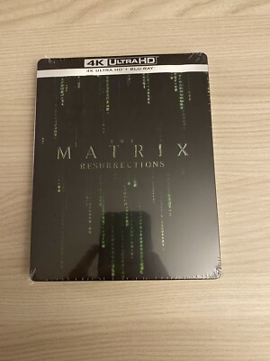 Matrix Resurrections (4K Ultra HD + Blu-Ray Disc - SteelBook 1) Nuovo