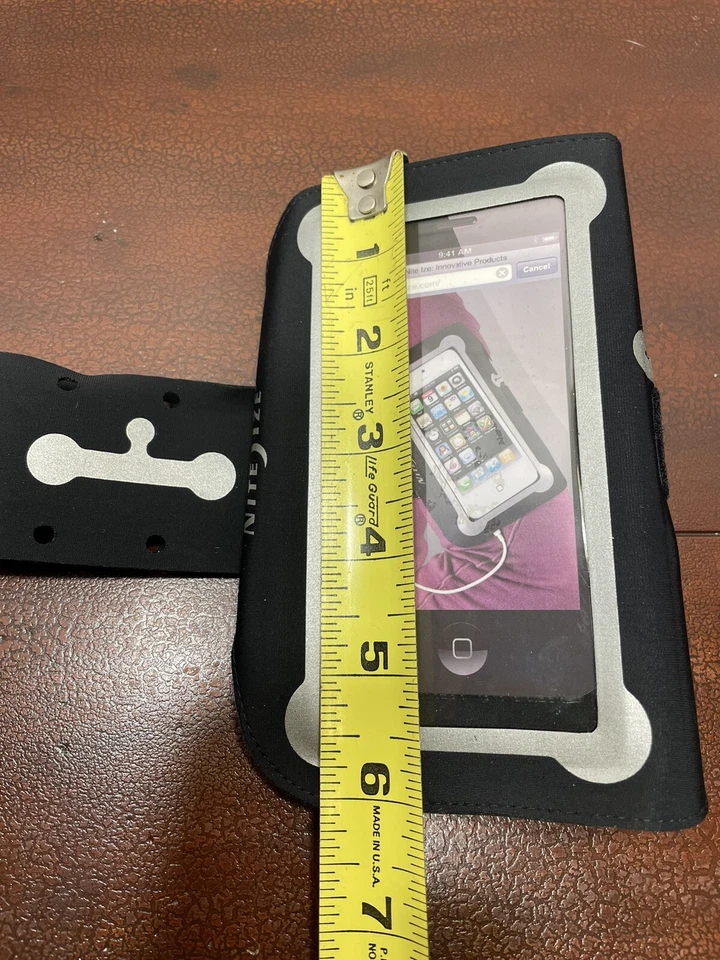 Brazalete de acción Nite Ize NIPB2-01-R8 para iPhone 5 iPod Touch grande negro nuevo OEM Foto 4 de 4