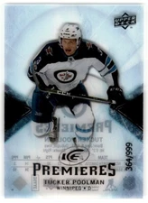 2017-18 Upper Deck Ice Premieres Tucker Poolman Rookie /999 #126 Winnipeg Jets