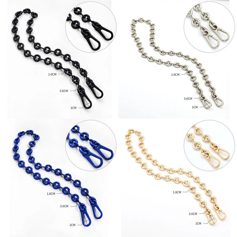 60 110 CM Metal Loop Chain For Bag Strap Purse Crossbody Handbag