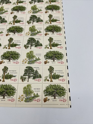 Scott #1764 - 67 American Trees 15 Cent Full Mint Sheet of 40 MNH OG - Picture 4 of 11