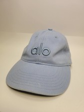 Alo Yoga Washed Off-Duty Cap Light Denim Blue Limited Edition