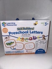 Learning Resources preschool letters, activity set skill, builders, ages 3 