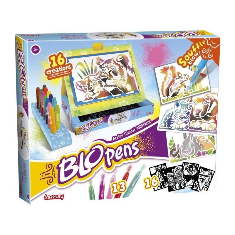 Blopens Lansay Studio Créatif Animaux pour Enfant dès 5 Ans