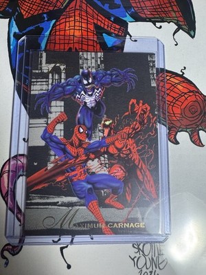 Marvel Maximum Carnage Spider-Man Venom Carnage Non-Sport Trading Card