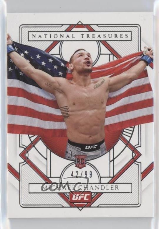 2021 Panini Chronicles UFC National Treasures 42/99 Michael Chandler #351 5y7