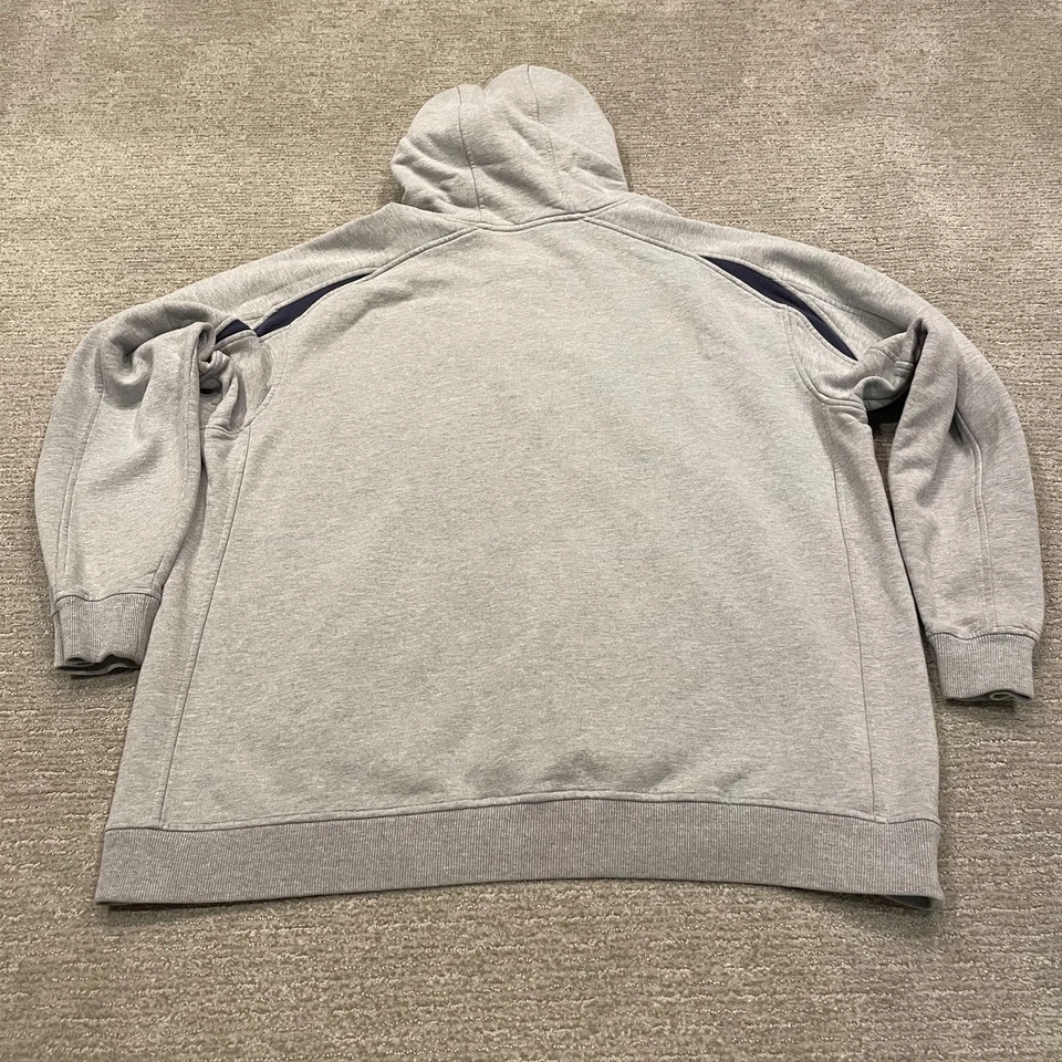 Vintage Virginia Cavaliers Hoodie Men XXL Gray 90s Y2K Center Swoosh Nike Team - Image 2 of 4