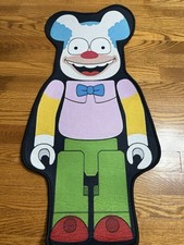 Custom Bearbrick Style Krusty The Clown Rug