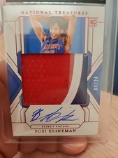 2024-25 Panini National Treasures Bobi Klintman Rookie Patch Auto 4/24 Detroit