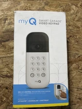 myQ Smart Garage Door Video Keypad with Wide-Angle Camera Customizable PIN