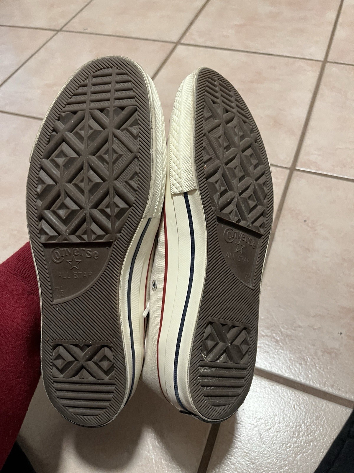 Converse Chuck Taylor All Star Mid Top Cream Men’s Size 7.5 thumbnail 4