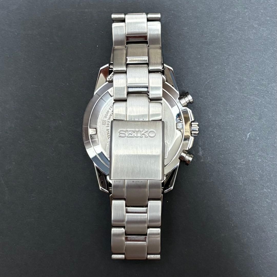 Seiko SSB025P1 6T63 White Dial Quartz Chronograph Wat… - Gem