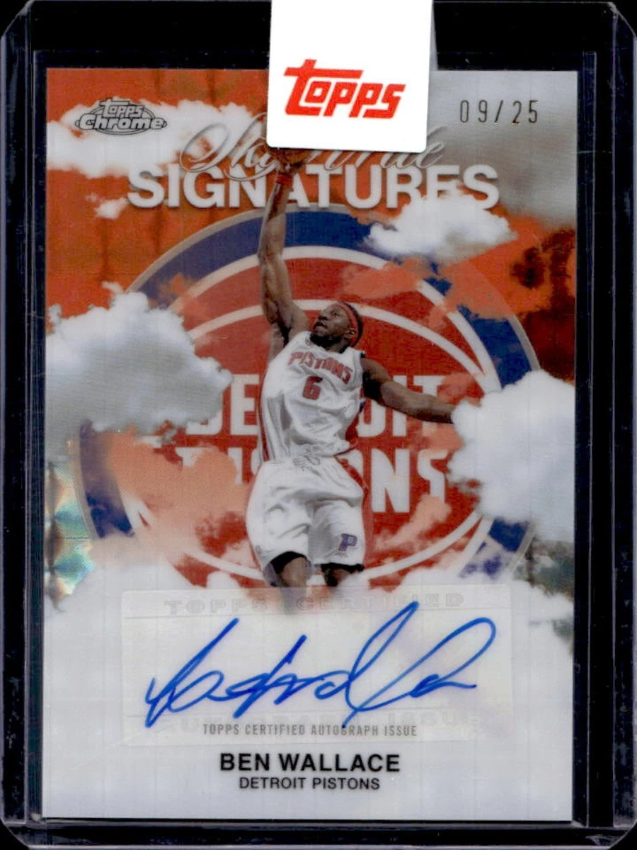 Ben Wallace Detroit Pistons Basketball Sports Trading Cards
