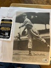 Carl Hubbell Autographed Signed - Magazine Page 7x10 B&W - JSA - CH28175