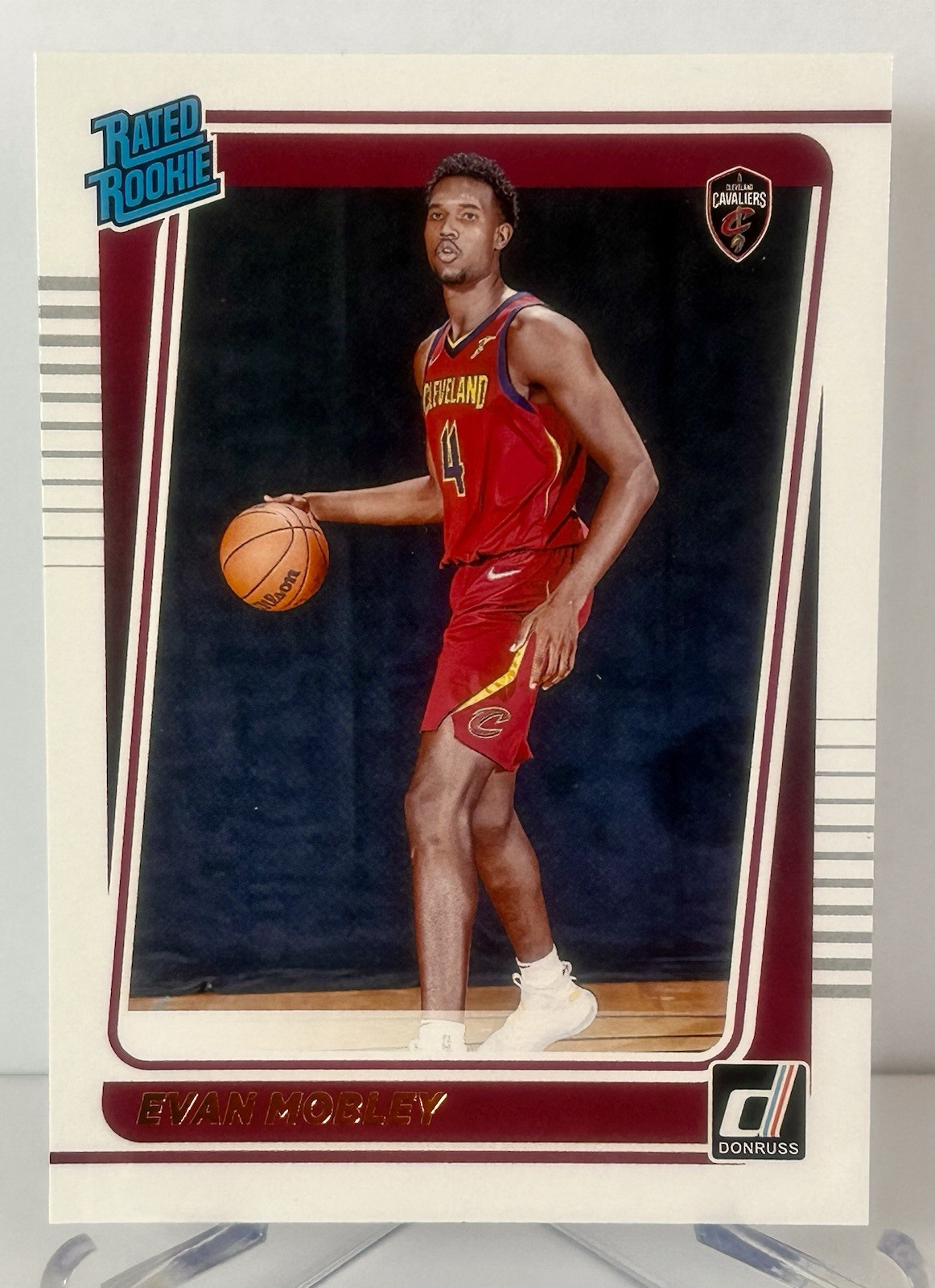 2021-22 Panini Donruss Basketball Evan Mobley Rated Rookie Card RC #225