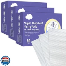 REFLYAWAY 150 Packs Super Absorbent Urine Pads Portable Child Used with Trave