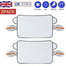 2x Magnetic Car Windshied Ice Frost Cover Front Window Snow Protector Sun Shade