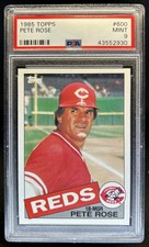 1985 Topps Pete Rose #600 Reds PSA 9