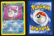 DUNKLES AQUANA 1. EDITION 45/82 UNCOMMON TEAM ROCKET DEUTSCH POKEMON LP
