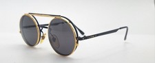 Vintage Sting by Revue II Black Metal Sunglasses Frames Italy