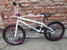 2008 Hoffman Scarab 20 BMX Bicycle. White wit...