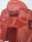 Hermès Oran Sandal Coral Patent Leather, Size 41 — photo 10