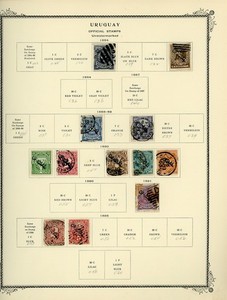 URUGUAY Scott Specialty Album Page Lot #42 - SEE SCAN - $$$