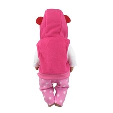 Reborn Baby Doll Clothes for 43cm 17" – Cute Animal & Simple Outfit Set