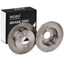 2x RIDEX Bremsscheiben Hinten für HONDA CIVIC VII Hatchback (EU, EP, EV)