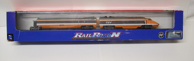 New-Ray Toys Vintage Rail RoadN scale TGV SUD-EST  Orange Die Cast Train Set NEW