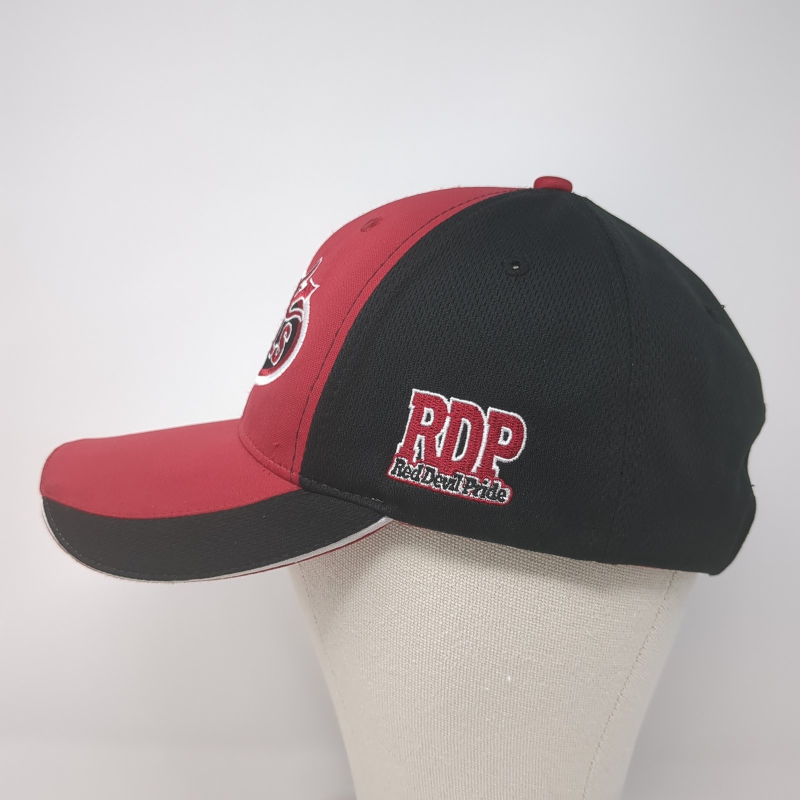 Red Devils Pride Strapback Baseball Cap Multi One… - image 3