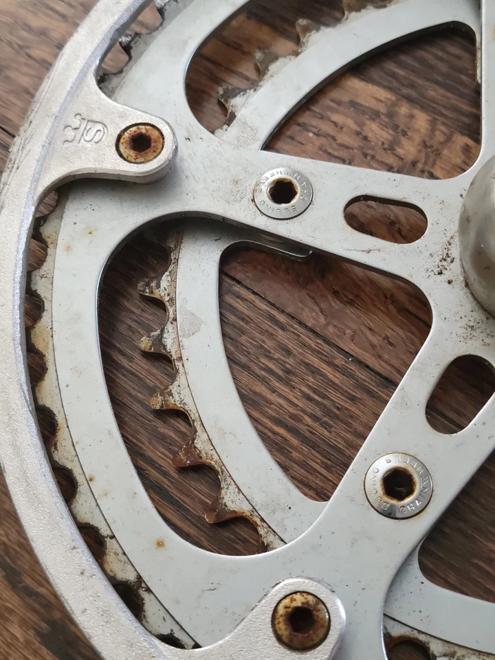 Juego de bielas dobles Sugino Super Maxy 170 mm - Ver fotos y leer  Foto 4 de 4