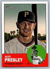 Alex Presley 2012 Topps Heritage BASEBALL #55 Pittsburgh Pirates